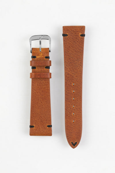 RIOS1931 WALKER Genuine Vintage Leather Watch Strap in COGNAC