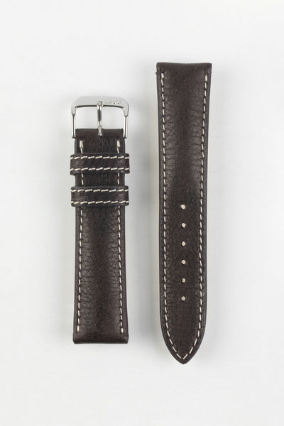 RIOS1931 WEILHEIM Organic Leather Watch Strap in MOCHA