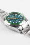 rolex milgauss green sapphire watch