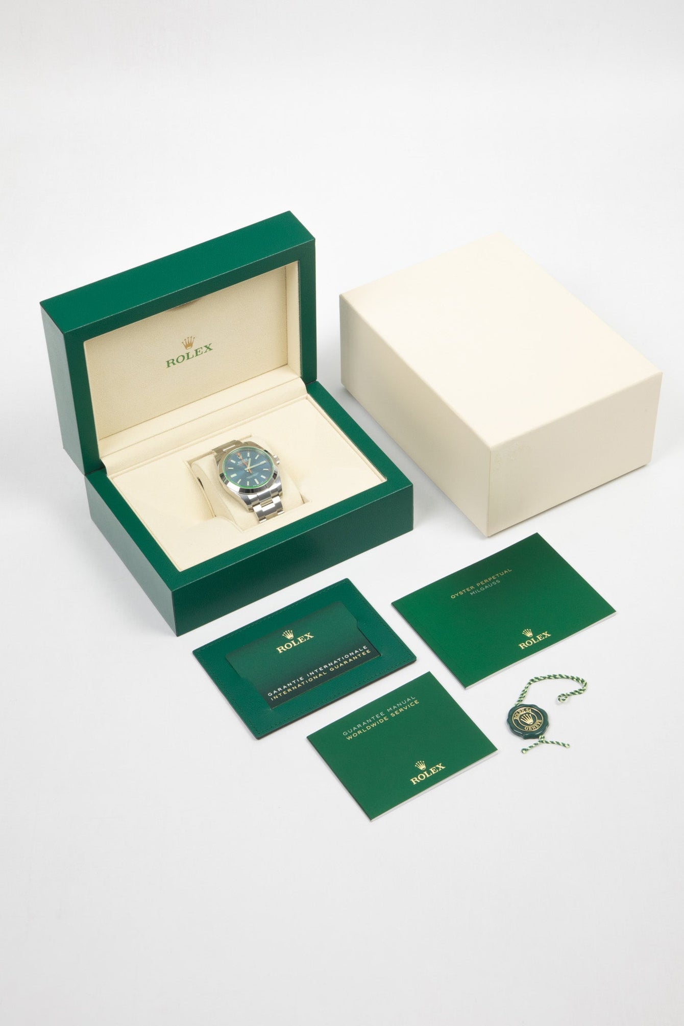 ROLEX Milgauss Blue Dial Watch