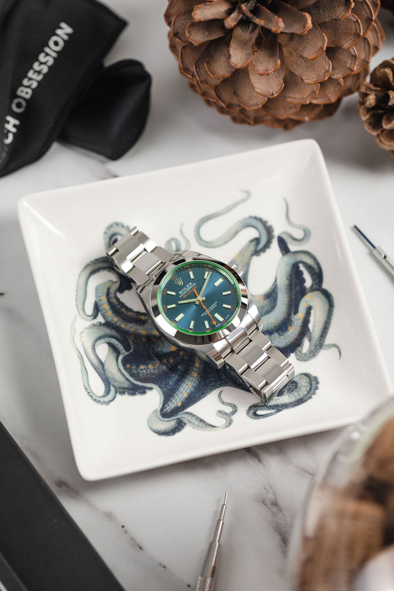 ROLEX Milgauss Blue Dial Watch