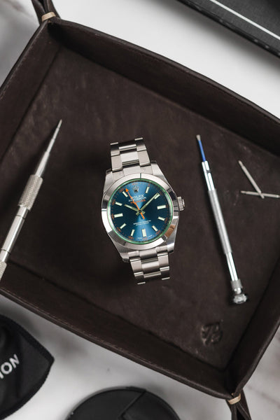 ROLEX Milgauss Blue Dial Watch