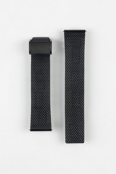 Staib SOC 2906 Quick-Release Milanaise Mesh Watch Bracelet - BLACK