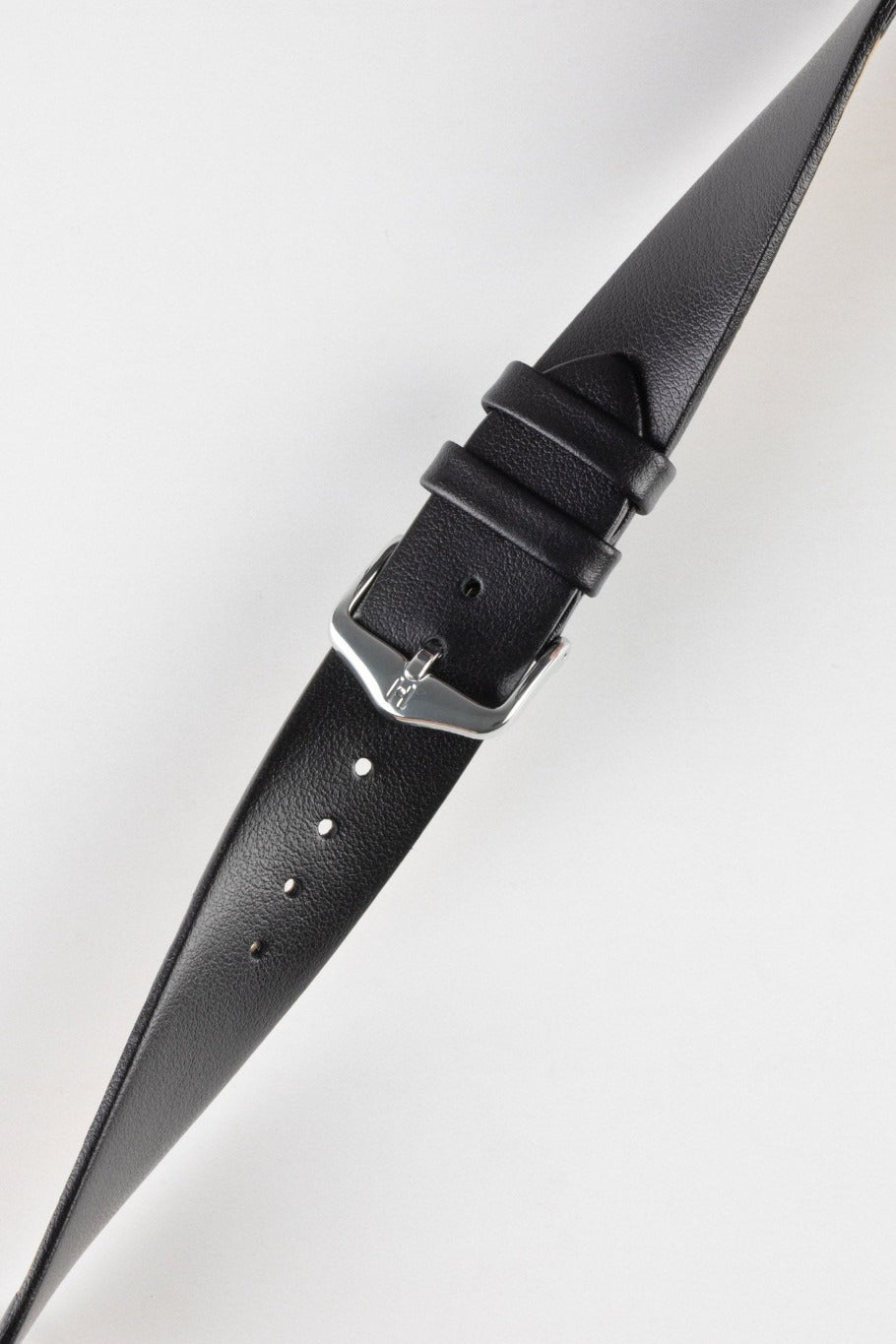 Hirsch TORONTO Quick Release Fine-Grained Leather Watch Strap in Black