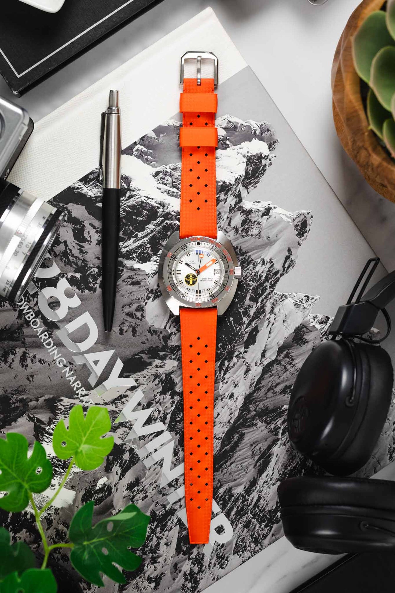TROPIC® Dive Watch Strap in ORANGE