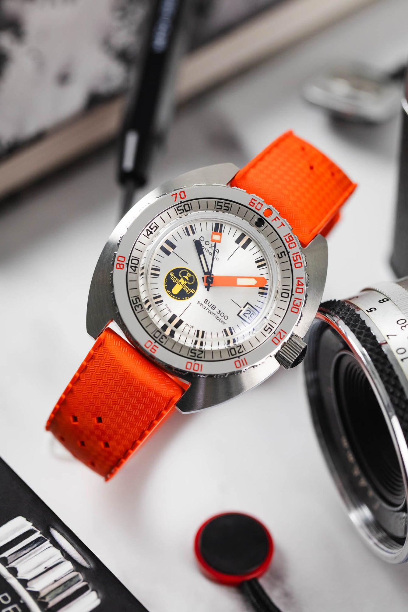 TROPIC® Dive Watch Strap in ORANGE