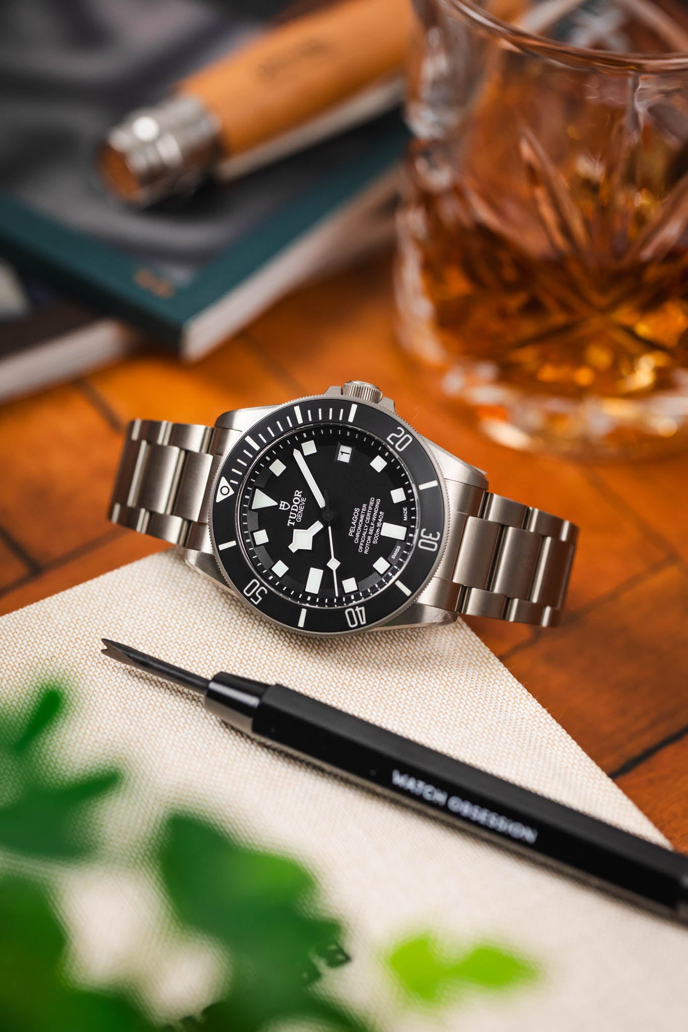 Tudor Pelagos Black Dial 42mm Titanium Diving Watch WatchObsession UK Watch Obsession