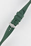 VANGUARD Integrated Rubber Watch Strap for Tudor Black Bay 54 in GREEN