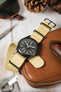 Nylon Watch Strap in BEIGE with PVD Buckle and Keepers