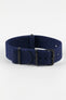 Nylon Watch Strap in BLUE with PVD Buckle and Keepers