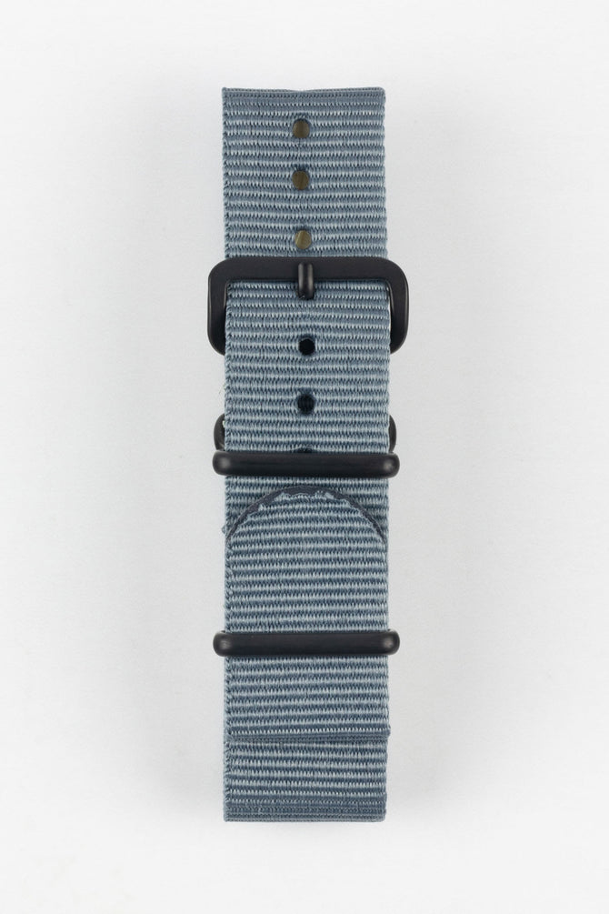 Nylon Watch Strap in GREY with PVD Buckle and Keepers