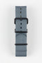 Nylon Watch Strap in GREY with PVD Buckle and Keepers