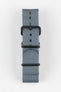 Nylon Watch Strap in GREY with PVD Buckle and Keepers