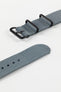 Nylon Watch Strap in GREY with PVD Buckle and Keepers