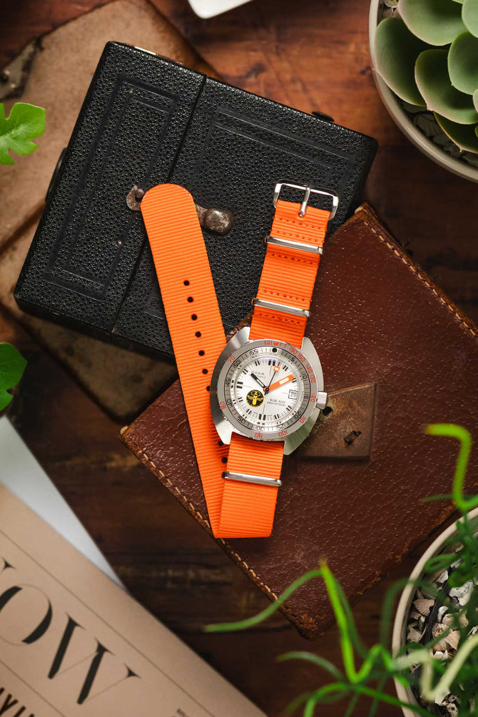 Orange Nylon Watch Strap Bundle