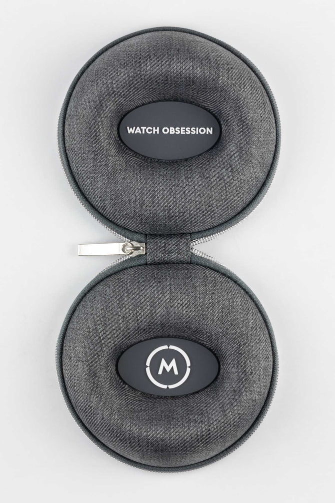 Single Watch - Oyster Travel Case - Slate Grey