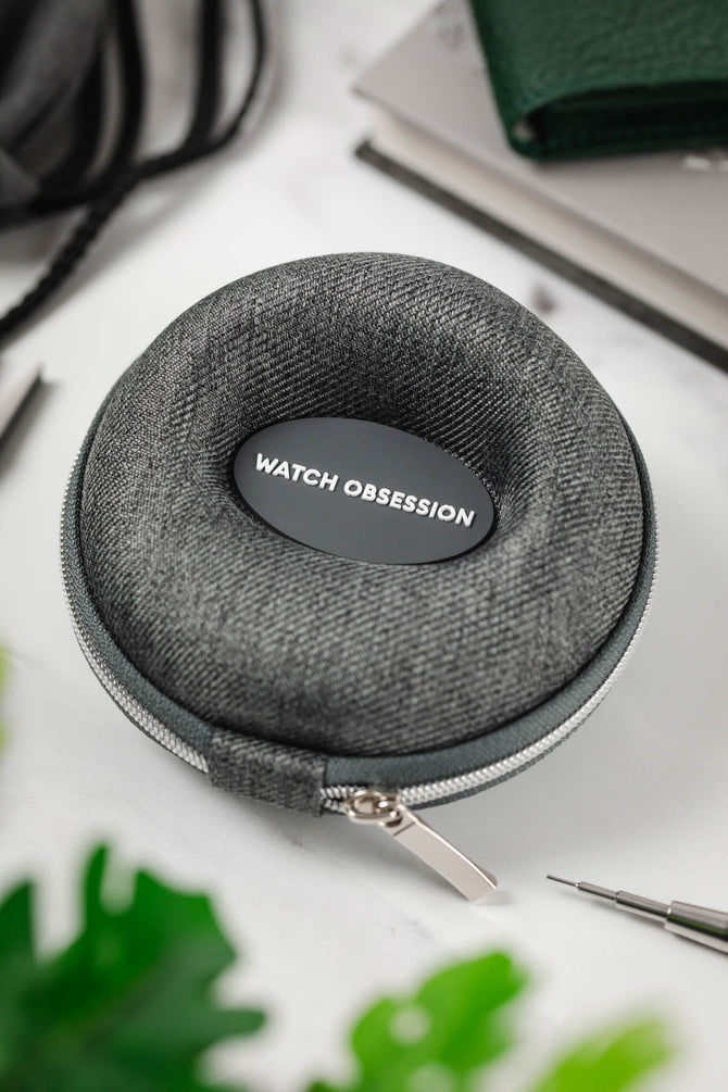 Single Watch - Oyster Travel Case - Slate Grey