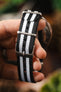 Nylon Watch Strap in BLACK with WHITE Stripes - #SpeedyTuesday Edition