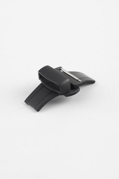 PUSH-BUTTON Deployment Clasp in PVD BLACK