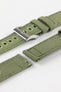 Quick-Release Canvas Watch Strap in GREEN