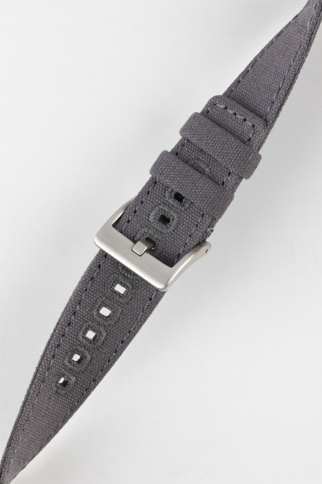 Quick-Release Canvas Watch Strap in GREY