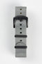 Seatbelt Nylon Watch Strap in GREY with BLACK PVD Hardware