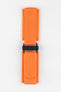 Tactical Hook & Loop Nylon Watch Strap in ORANGE