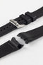 ZEALANDE ZBC07 Rubber Watch Strap for Omega Seamaster Planet Ocean in BLACK