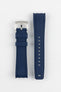 ZEALANDE ZBC07 Rubber Watch Strap for Omega Seamaster Planet Ocean in BLUE