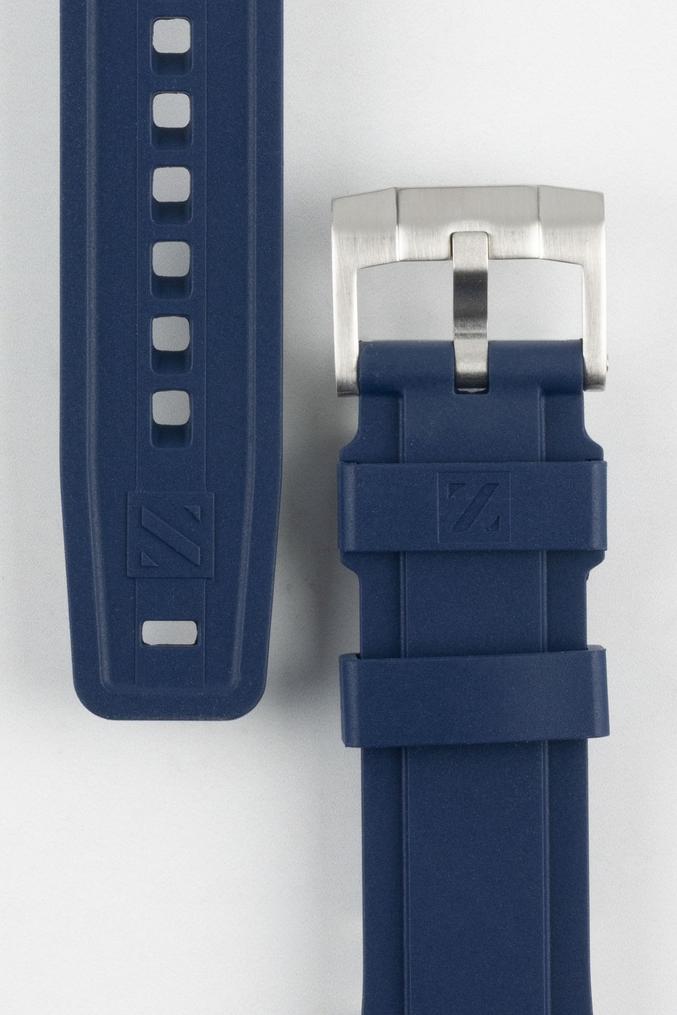 ZEALANDE ZBC07 Rubber Watch Strap for Omega Seamaster Planet Ocean in BLUE