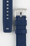 ZEALANDE ZBC07 Rubber Watch Strap for Omega Seamaster Planet Ocean in BLUE
