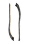 OMEGA 98000223 Deville X2 21mm Curved Alligator Strap - BLACK