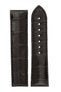 OMEGA 98000468 Genuine Alligator 21mm Deployment Watch Strap in DARK BROWN