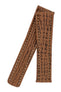 Breitling-Style Sharkskin Leather Deployment Watch Strap in Gold Brown