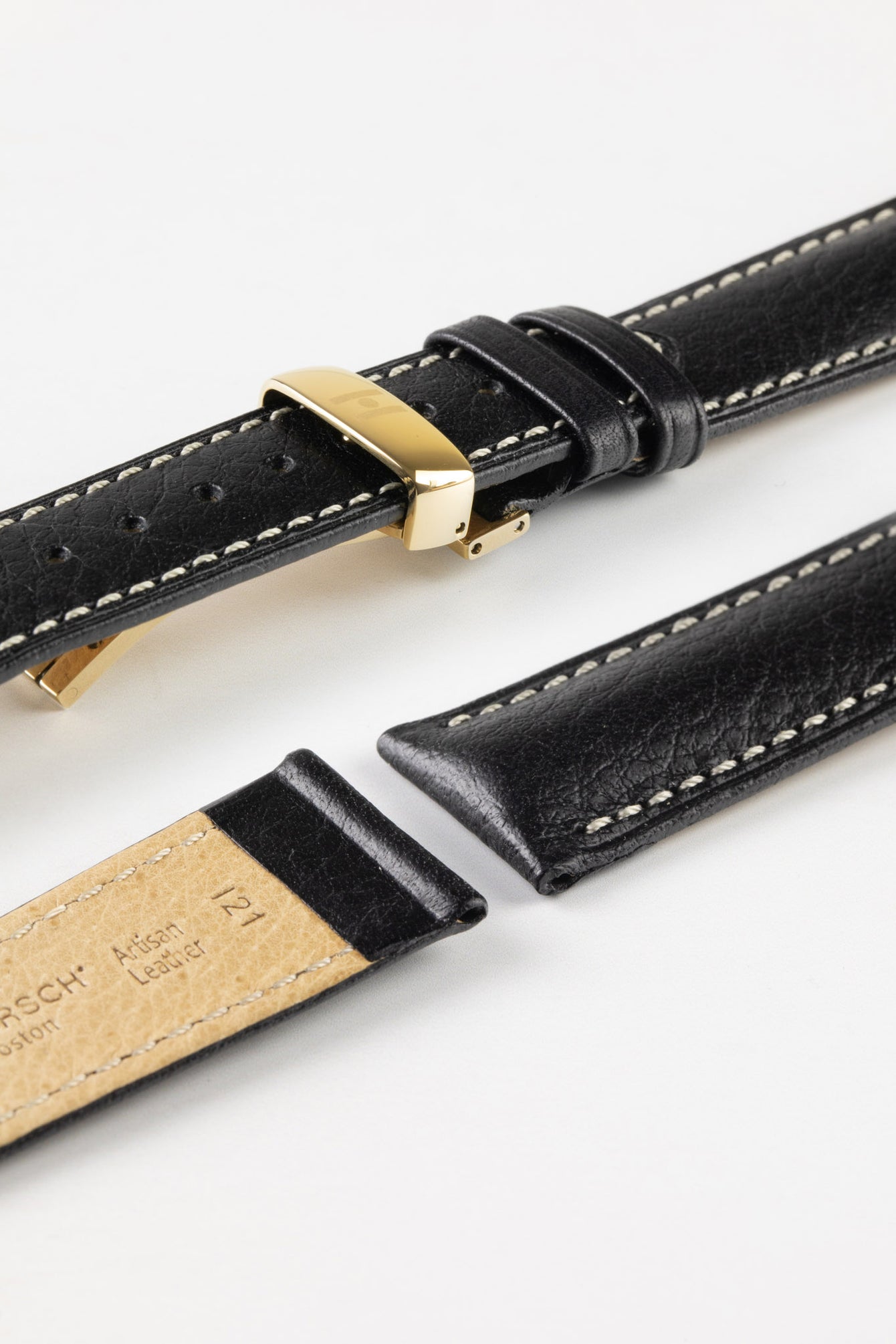 black leather strap 