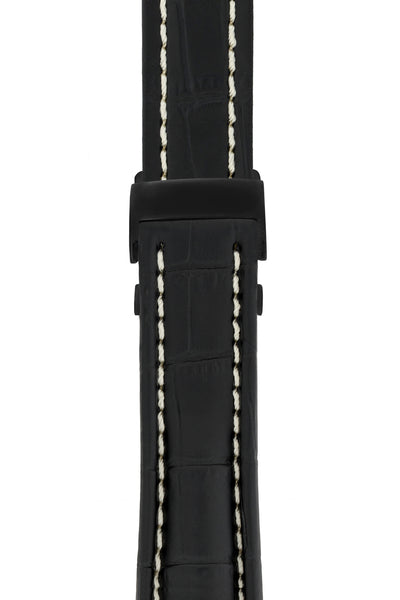 BREITLING-STYLE Black PVD-Coated Metal Deployment Clasp (On Strap)