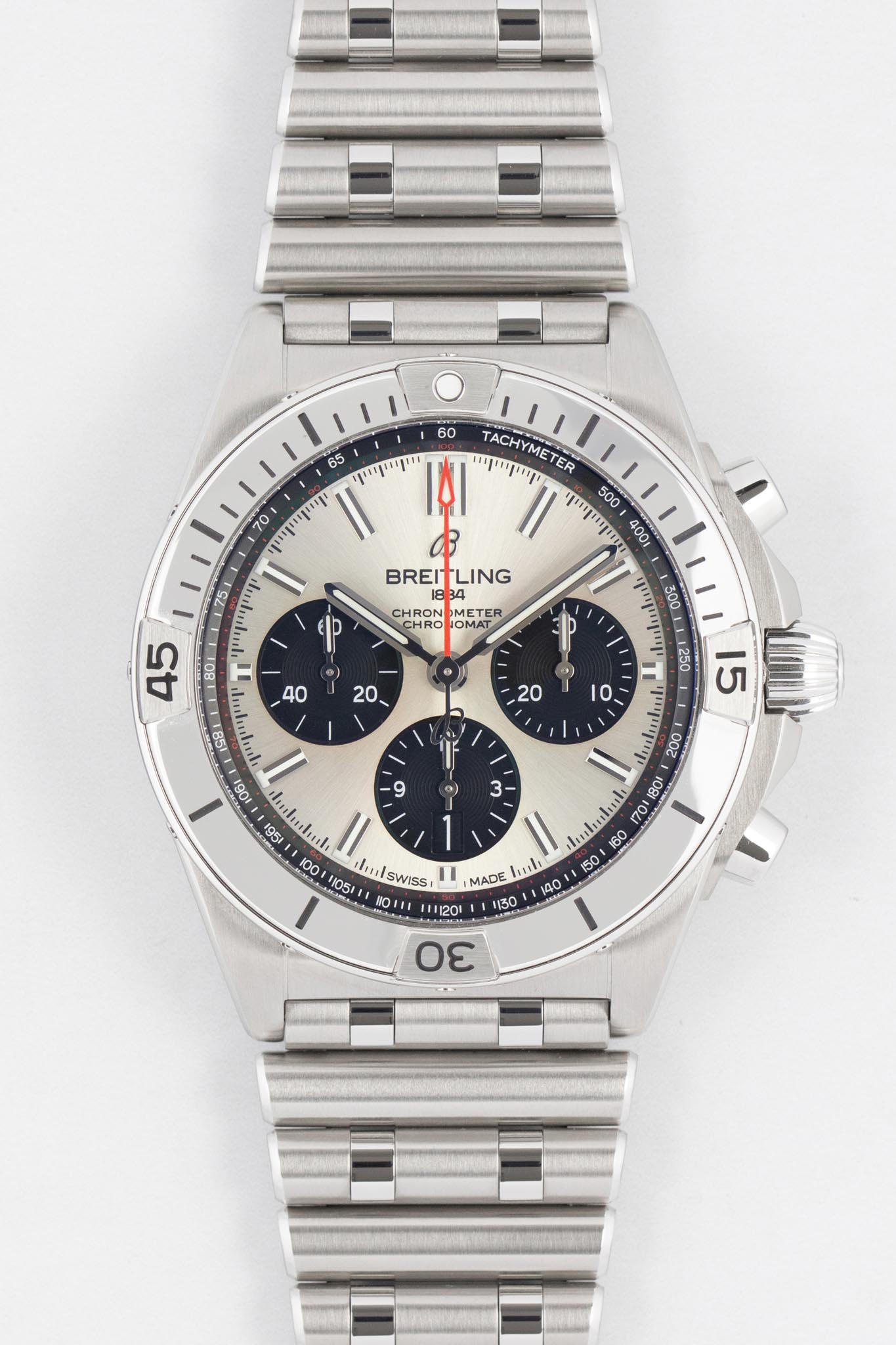 BREITLING Chronomat B01 42 Silver Dial
