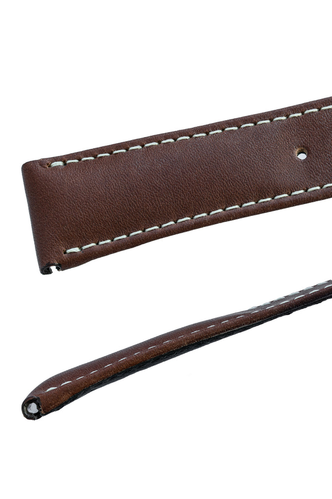 OMEGA CUZ006728 Speedmaster 20mm Leather Deployment Strap - BROWN