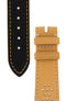 OMEGA Seamaster Olympic Perforated Leather Strap in Gold Brown