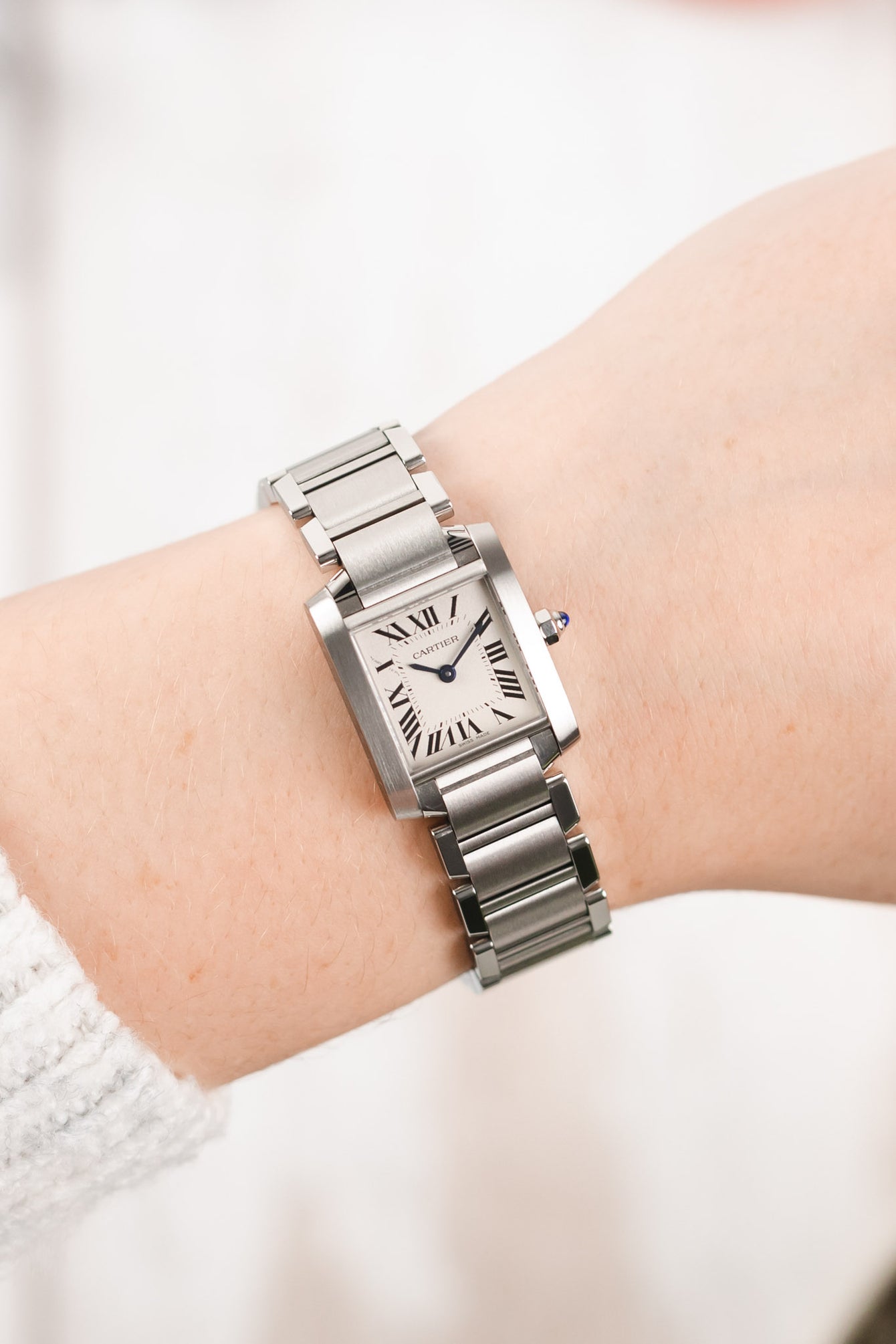 cartier tank française ladies watch