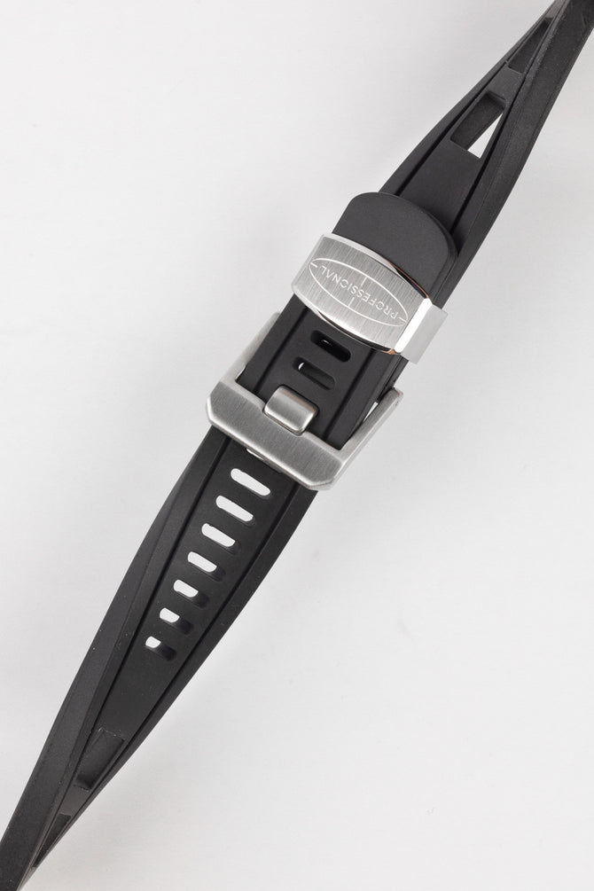 CRAFTER BLUE CB01 Black Rubber Watch Strap