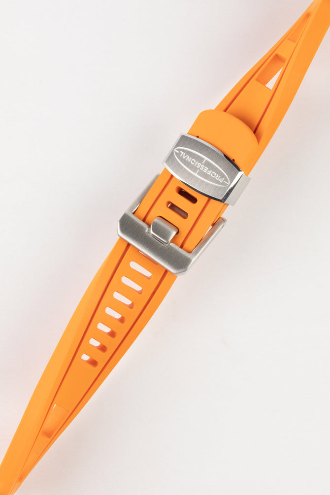 CRAFTER BLUE CB01 Orange Rubber Watch Strap