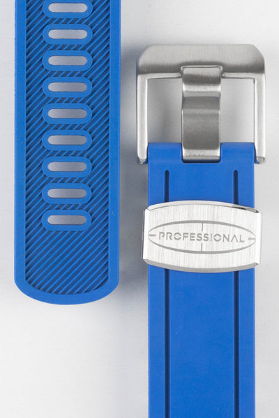 CRAFTER BLUE CB02 Light Blue Rubber Watch Strap for Seiko Sumo