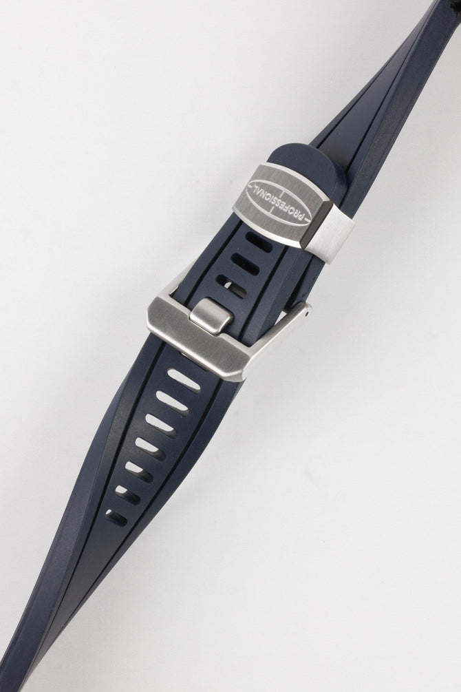 CRAFTER BLUE CB02 Navy Blue Rubber Watch Strap for Seiko Sumo