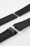 CRAFTER BLUE CB03 Rubber Watch Strap for Seiko MarineMaster 300m - BLACK