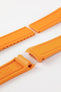 CRAFTER BLUE CB03 Rubber Watch Strap for Seiko MarineMaster 300m - ORANGE