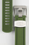 CRAFTER BLUE CB05 Rubber Watch Strap for Seiko SKX Series – GREEN with Steel Keeper