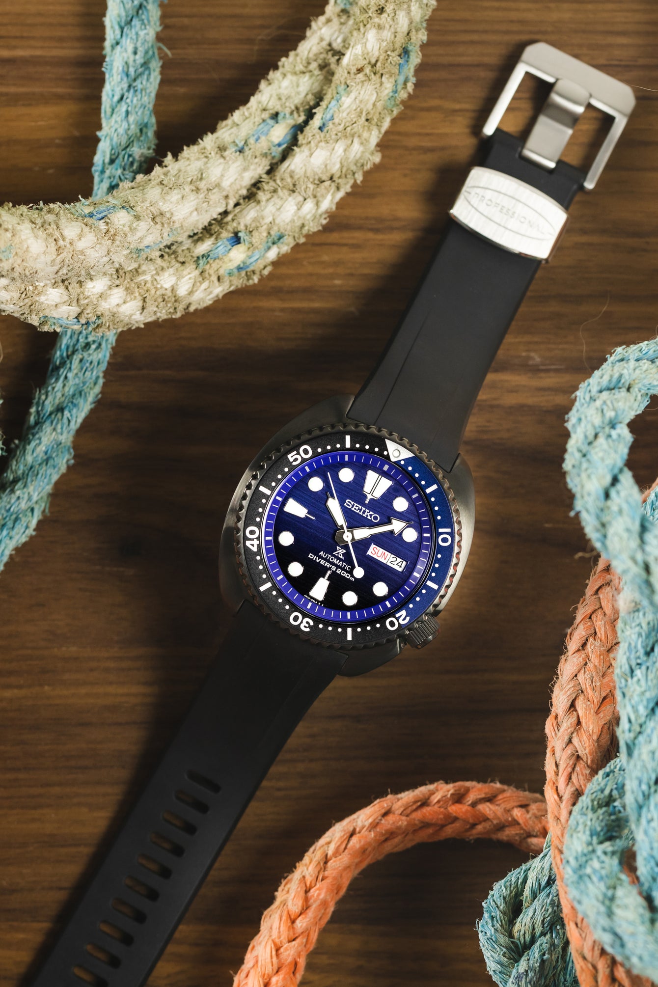 Crafter Blue Seiko Turtle Lug To Lug CRAFTER BLUE CB08 Rubber