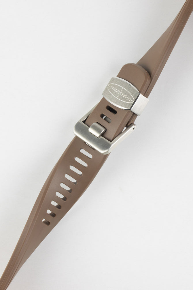 CRAFTER BLUE CB08 Rubber Watch Strap for Seiko "New" Turtle Series – BROWN