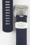 CRAFTER BLUE CB08 Rubber Watch Strap for Seiko "New" Turtle Series – NAVY BLUE